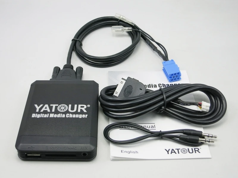 

Yatour YTM07 Digital music changer for Renault Siemens VDO Dayton 8-pin USB SD AUX Bluetooth ipod iphone interface MP3 Player