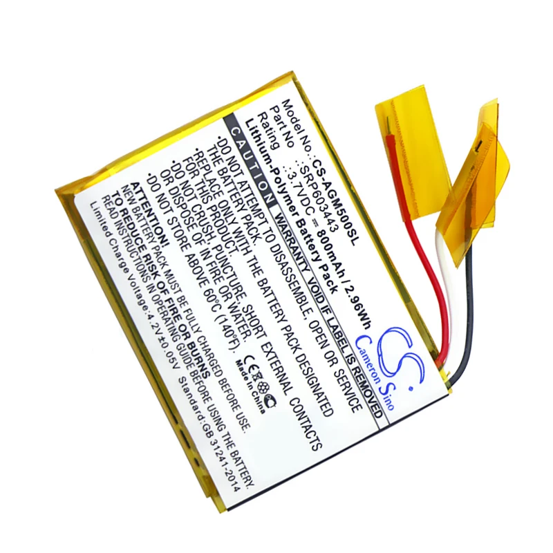 Аккумулятор Cameron Sino 800mah для ASTRO A50 SRP603443