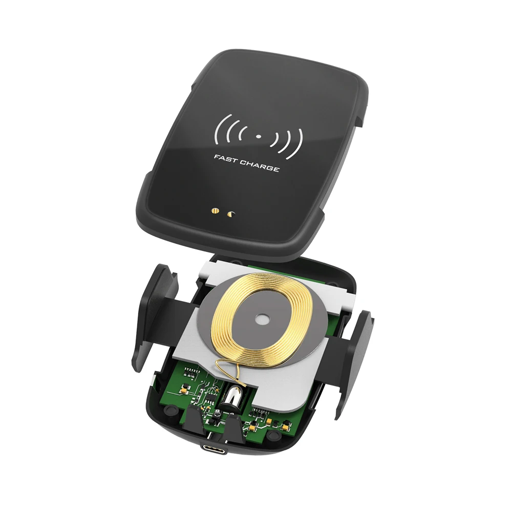 Car Air Fast Intelliget Qi Wireless Charger For iPhone XS Max XR X 8 Plus Samsung S9 S8 S7 Charging Phone Holder | Мобильные