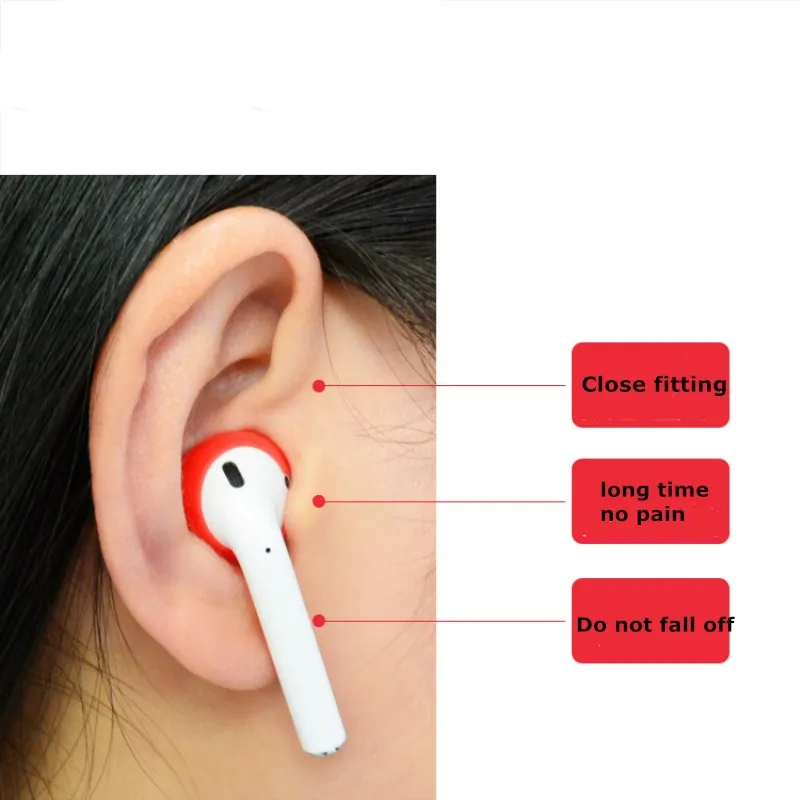 Силиконовые амбушюры 5 пар противоскользящие сменные вкладыши для iPhone 7 Plus ушей