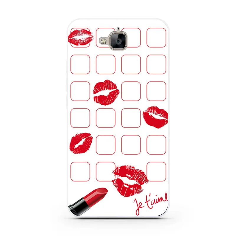 huawei y6 pro Case Silicon beautiful Cartoon Animal Painting Soft TPU Back Cover for Huawei honor 4c 5&quot protect Bags shell |