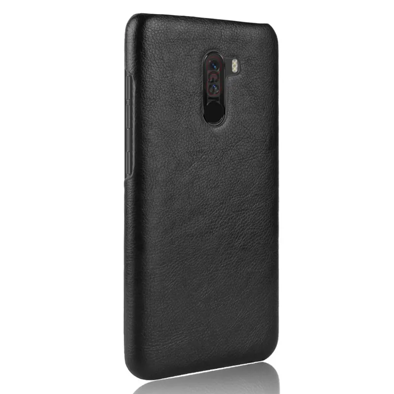 Роскошный винтажный кожаный чехол для Xiaomi Pocophone F1 ультра тонкий жесткий Защитный