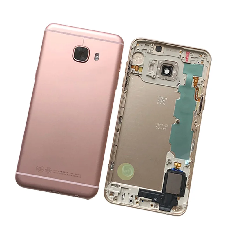 Для Samsung Galaxy C7 Pro C7010 задняя крышка чехол C7000 металлический материал задняя крышка батарейного отсека Крышка корпуса двери рамка