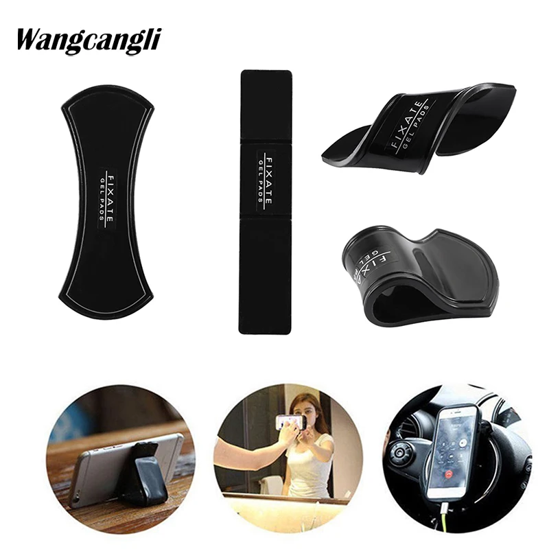 Nano rubber phone holder car for xiaomi Universal mobile tablet desktop stand bracket wangcangli | Мобильные телефоны и