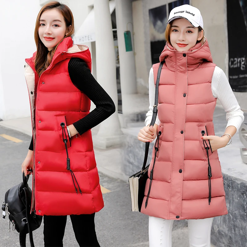 Новинка Осень зима 2019 Женская Модная приталенная плотная жилетка большого