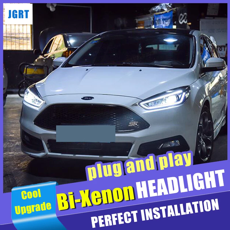 Новый дизайн для головных ламп ford focus 2015 2018 комплект биксеноновых линз