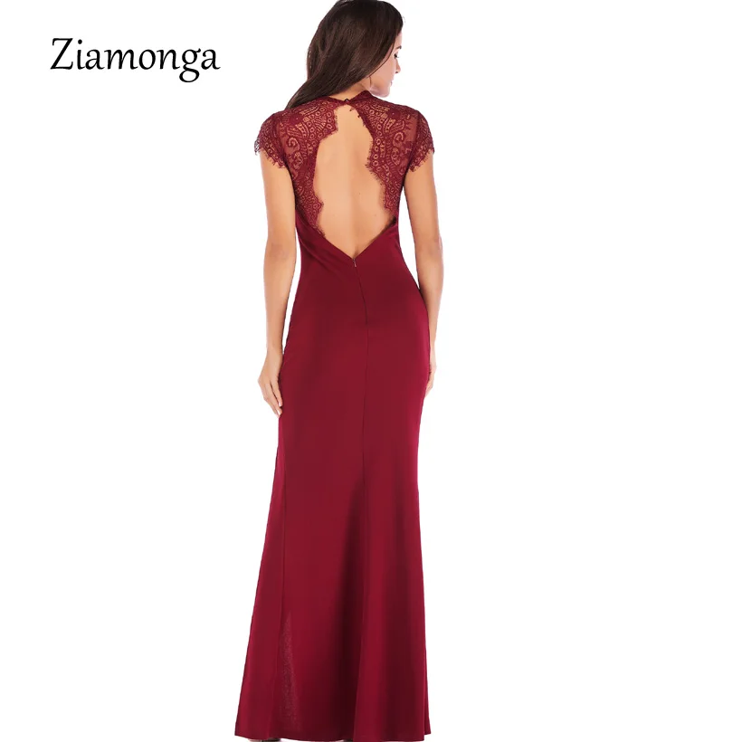 Ziamonga Vestidos Verano 2018 летнее платье для женщин свадьбы с вечерние круглым вырезом