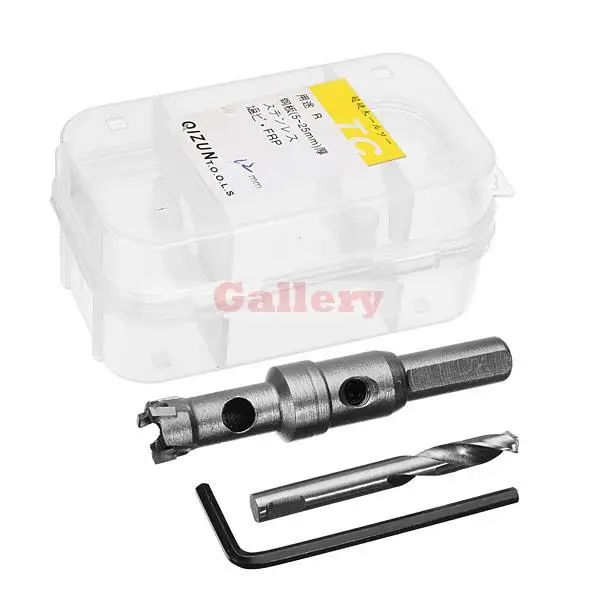 2 Pcs Lot 12mm Carbide Drilling Bit Metal Opening Tool Hole Saw | Инструменты