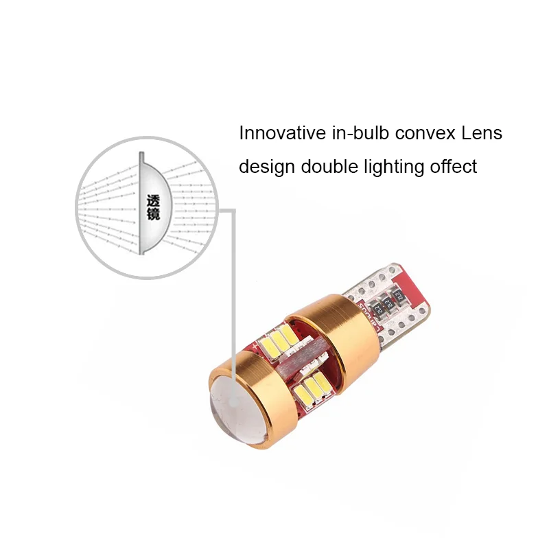 BOAOSI 2x автомобиль T10 w5w светодиодный 3014SMD Ширина лампа светильник для Защитные