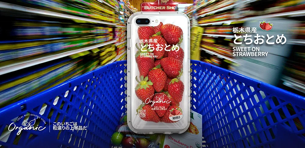 DEVILCASE свежие летние Фрукты мяса говядины Пластик чехол для iPhone X 6 7 8 плюс s 5 5S SE