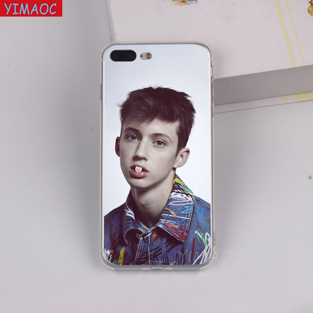 Мягкий чехол YIMAOC Troye Sivan TRXYE из ТПУ и силикона для iPhone 8 7 6 6S Plus 5 5S SE X XR XS 11 Pro Max |