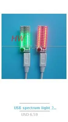 2*13 светодиодный USB Мини Голосовое управление аудио USB музыкальный спектр Вспышка индикатор уровня громкости светодиодный дисплей Чувствительность Регулируемая