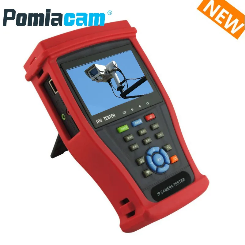 IPC4300 плюс IP камера тестер CCTV монитор 8MP TVI CVI 5MP AHD SDI H.265 4K с цифровым мультиметром