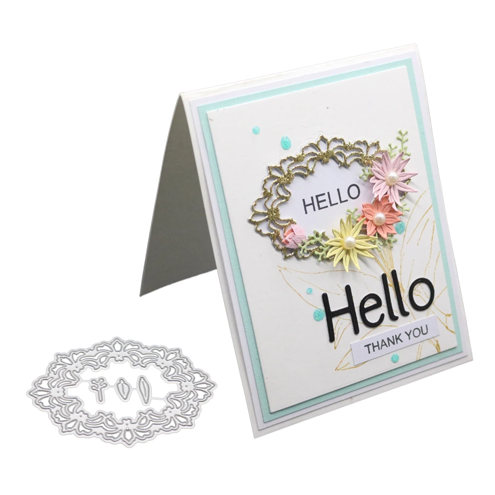 2019 Новое поступление Фон металлические трафареты для пресс-формы DIY