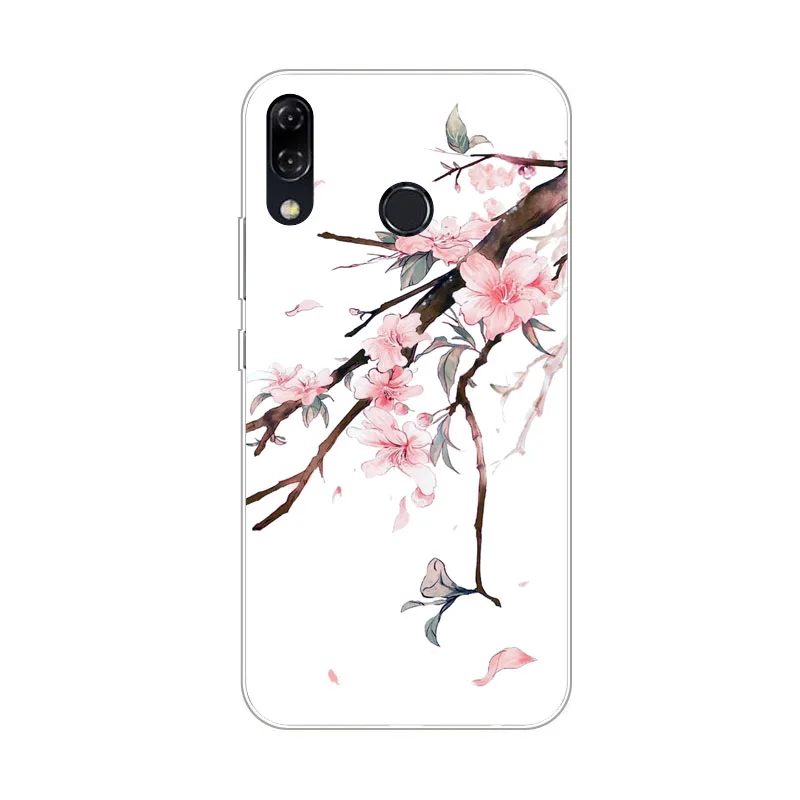 Чехол для Asus Zenfone 5 ZE620KL, силиконовая Мягкая задняя крышка из ТПУ с цветочным рисунком для Asus Zenfone 5Z ZS620KL, чехлы для телефонов