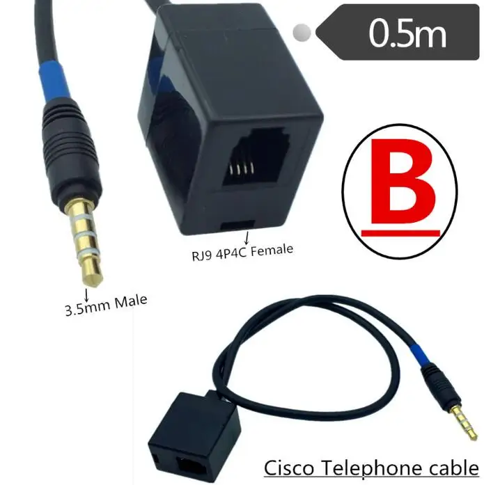 Кабель-переходник со штекера 3 5 мм на гнездо RJ9 4P4C | Электроника