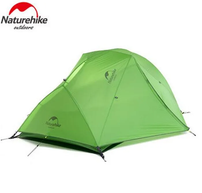 Naturehike 4 сезон палатка 2 человек пара путешествия Кемпинг 20D двухслойная