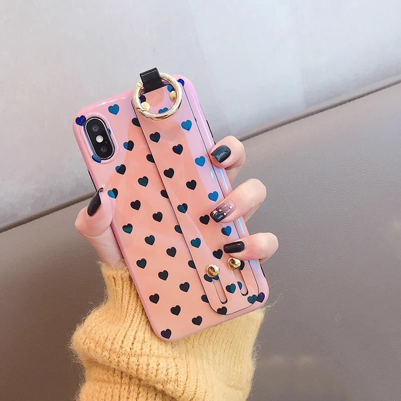 Чехол для телефона GlamPhoneCase с милым сердечком iphone XS Max XR 8 8plus 7 7plus 6/6S Plus модная