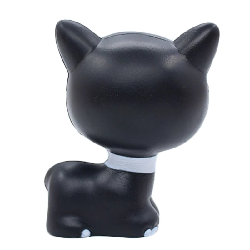 Kawaii Black Kitty Cat Мягкий имитационный хлеб Ароматические игрушки для снятия стресса для маленьких детей вечерние подарки на Рождество 11x7x6 см
