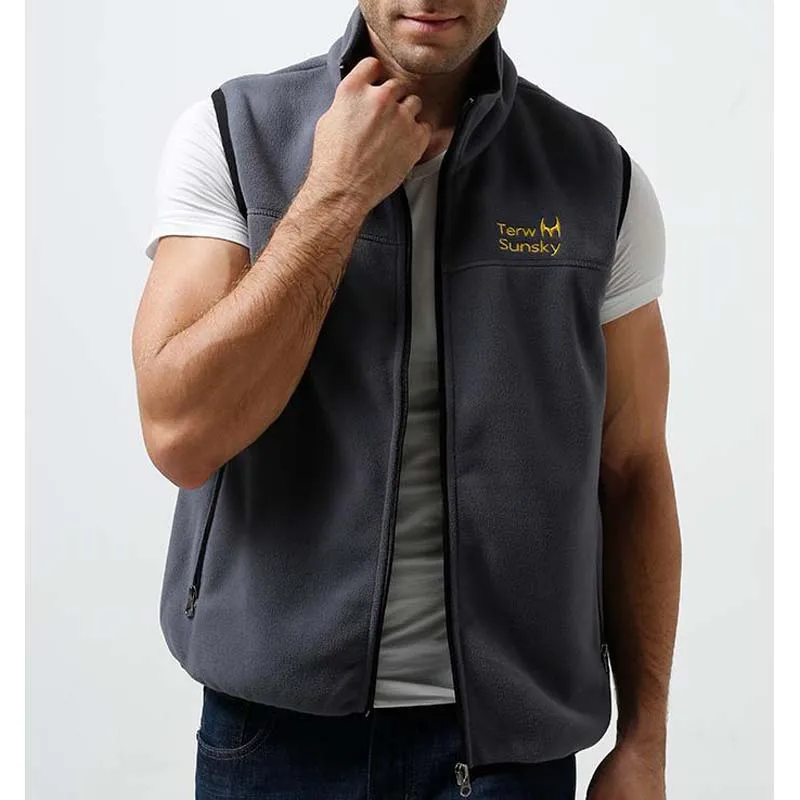 

Spring Thin Vest Men's Wind Warm Air Waistcoat Sleeveless Jacket 2017 Man Polartec Coat Tops