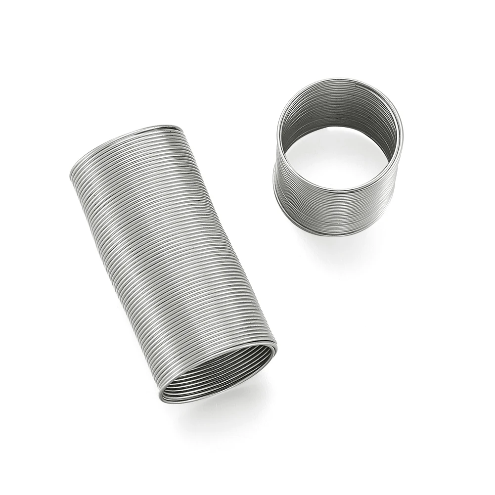 Стальное кольцо для запоминания проволоки спиральное проволока платинового