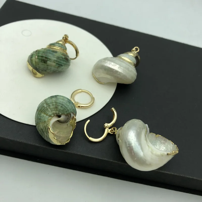 Серьги кольца F.J4Z женские винтажные украшения в стиле колокол пляжные ювелирные