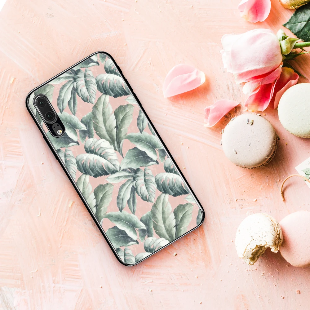 ELETEIL Flower Feathers Printed Phone Case For Huawei P10 Lite P20 P20Lite Plus Pro Shockproof Silicone Back Cover E30 |