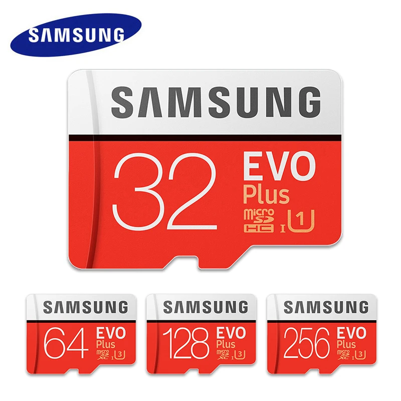 SAMSUNG Memory Card Micro SD EVO PLUS 256GB 128GB 64GB 32GB SDHC SDXC Grade Class10 C10 UHS-1 TF Cards Trans Flash 4K microsd | Компьютеры