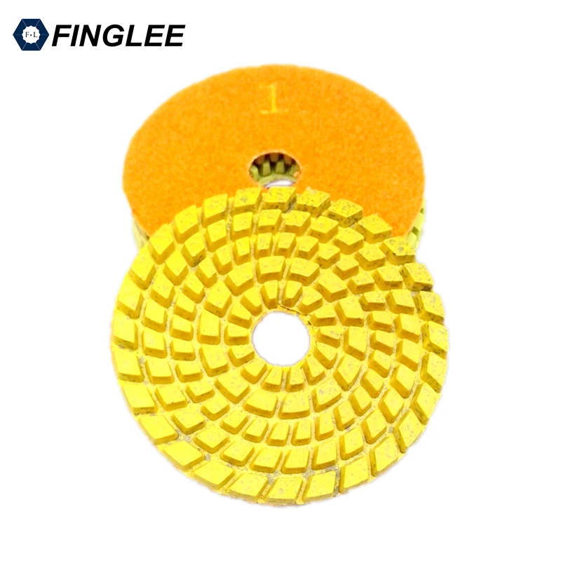 Алмазная полировальная накладка 3 шага 4 дюйма 100 мм|diamond polishing pads|polishing padfloor polish |