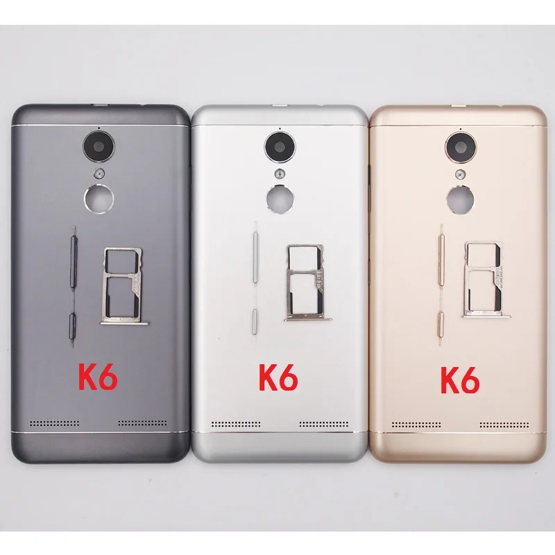 Новая задняя крышка батарейного отсека BaanSam корпус для Lenovo K6 K33a48 с кнопками