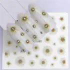 ZKO Летняя серия водные переводки для ногтей цветок фрукты узор переводная наклейка Фламинго ананас Русалка Дизайн ногтей украшение