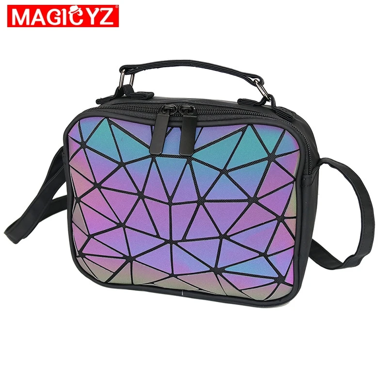 MAGICYZ модная светящаяся женская сумка с лазерной голограммой на плечо маленькая