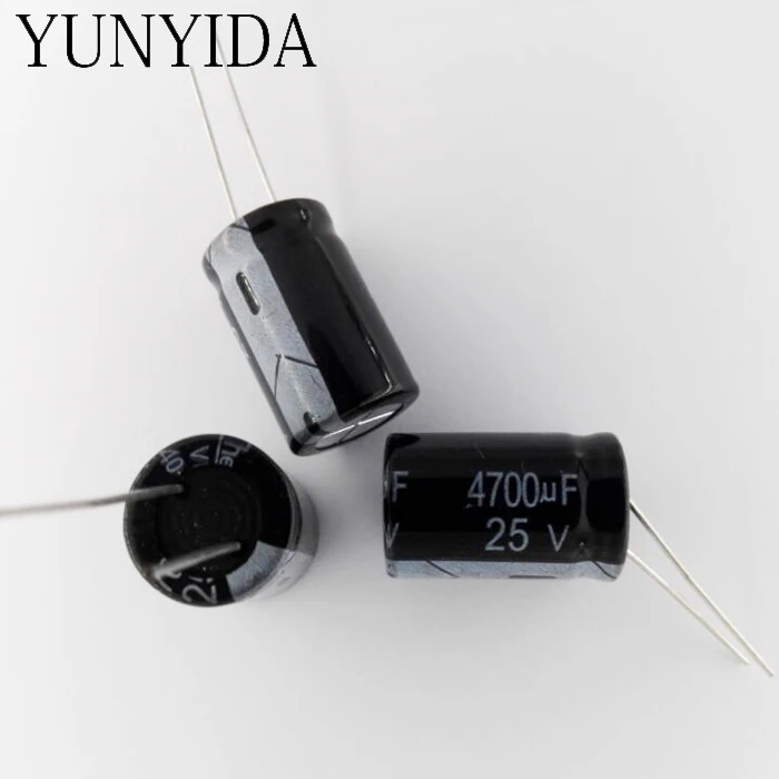 5 шт. алюминиевый электролитический конденсатор 4700 мкФ 25V 16x25|electrolytic capacitors|4700uf