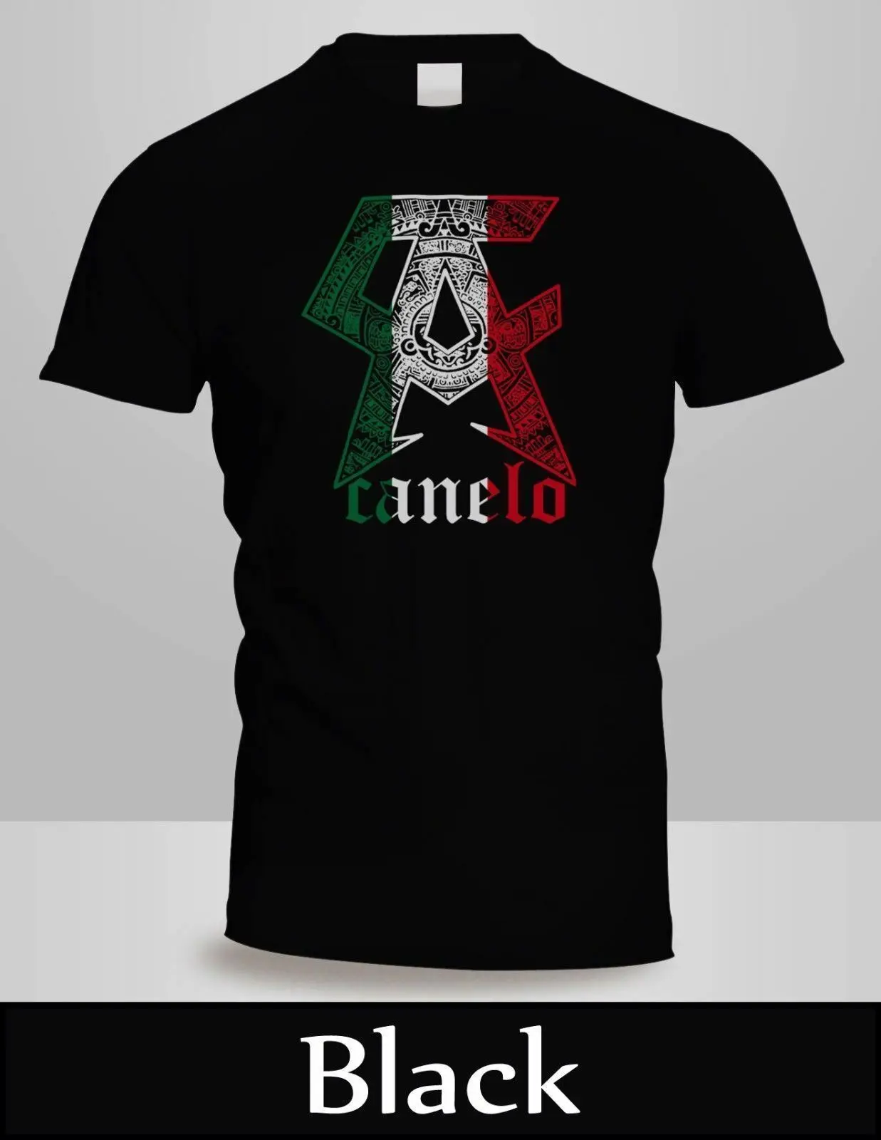 2019 модные Канело Футболка мужская черно-белый флаг Мексики сауль Альварес одежда