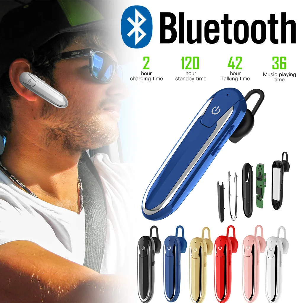 CARPEIE Bluetooth 5 0 одиночные наушники D18 Беспроводные спортивные стереонаушники с