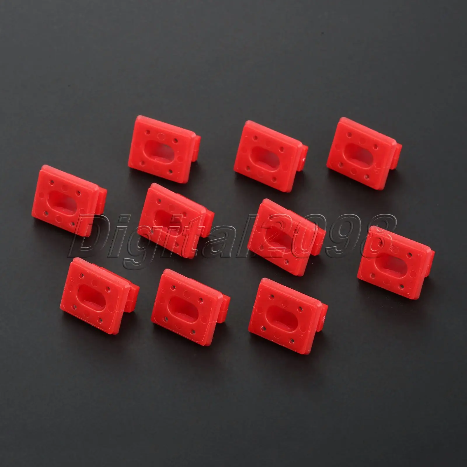 10 шт. автомобильные крепежные зажимы для приборной панели отделочная лента