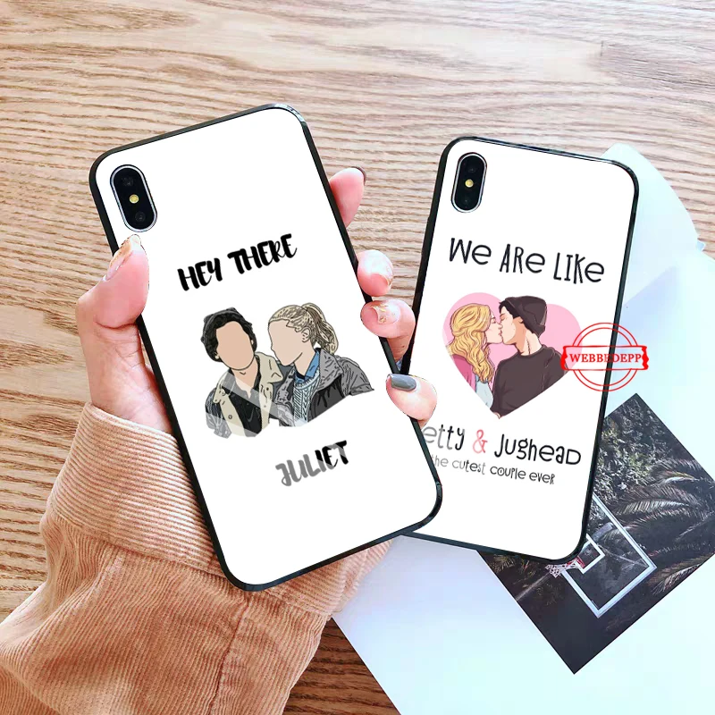 

Riverdale South Side Serpents Glass Phone Case for Apple iPhone 11 Pro X XS Max 6 6S 7 8 Plus 5 5S SE