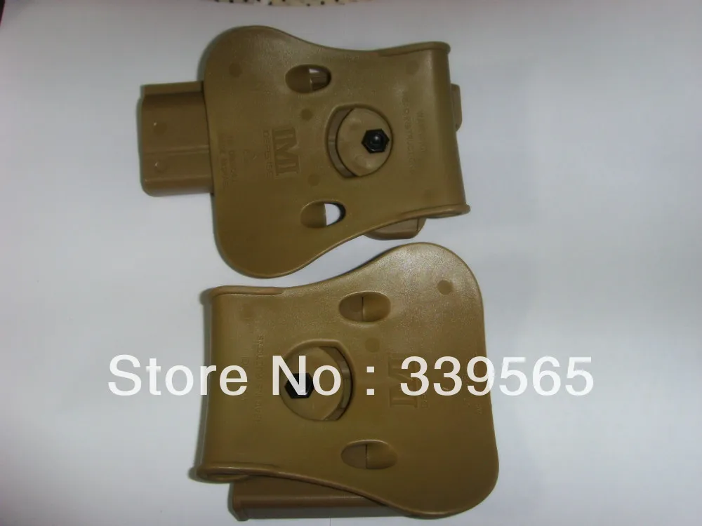 Бесплатная доставка Imi Стиль Colt 1911 поворотный Кобура + пуля журнал Тан Цвет | Спорт