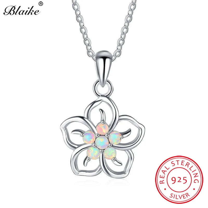 Женский чокер из серебра 100% пробы с белым огненным опалом|Ожерелья| |