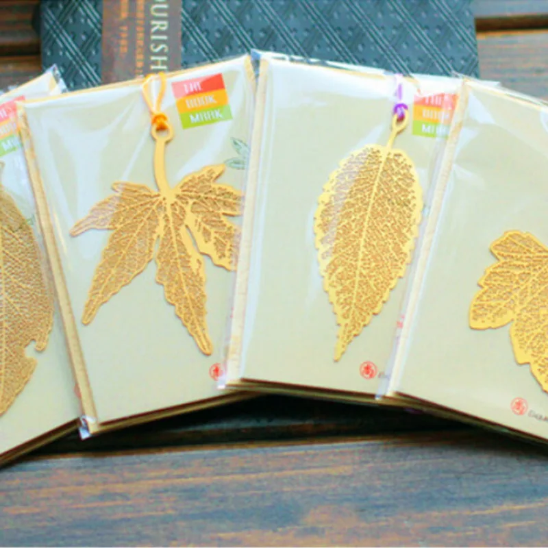 Студенческие Симпатичные металлические золотые книжные маркеры Винтаж тутового