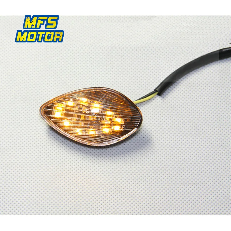 

For 04-05 Honda CBR1000RR CBR 1000RR Pair LED Turn Signal Indicator Blinker Side Flash Lights Lamps Motorcycle Parts 2004 2005