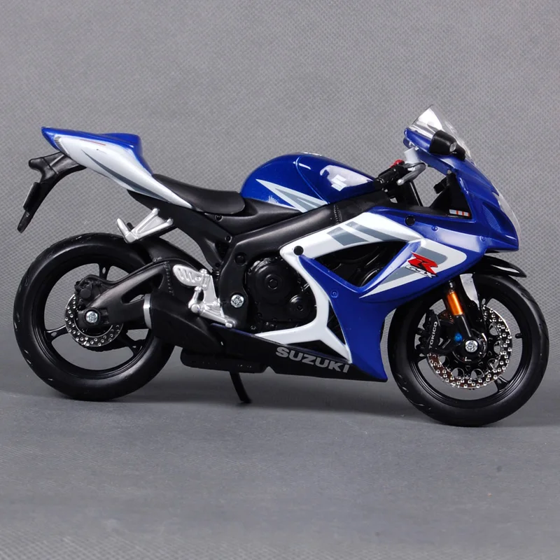 Мотоциклетная модель велосипеда Maisto 1:12 SUZUKI GSX R750 бесплатная доставка с номером