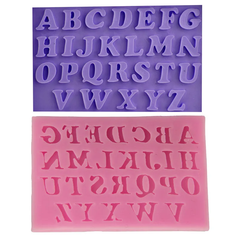 EPASUN английская буква помадка молд мыло силикон для изготовления 3D самодельных