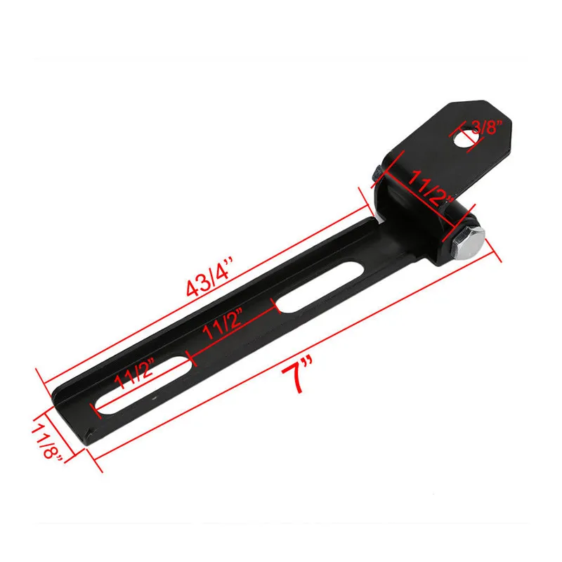 Черный Кронштейн для сиденья соло скользящий T-образный держатель поворотный