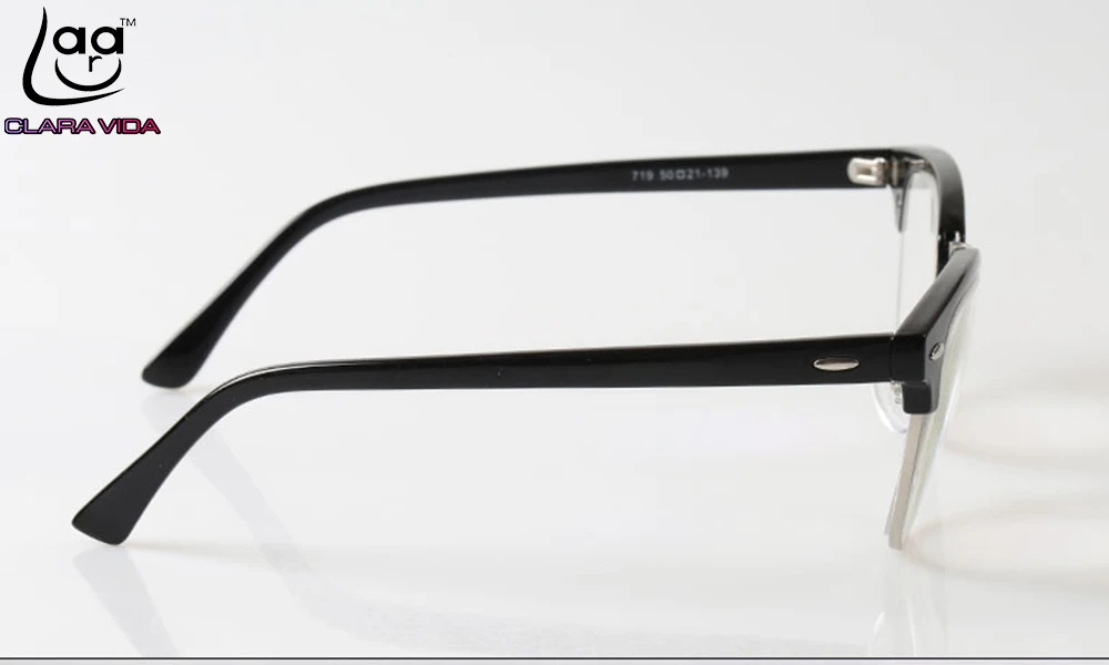 = Clear VIDA оправы для очков чтения с заклепками дизайнерские несферические линзы