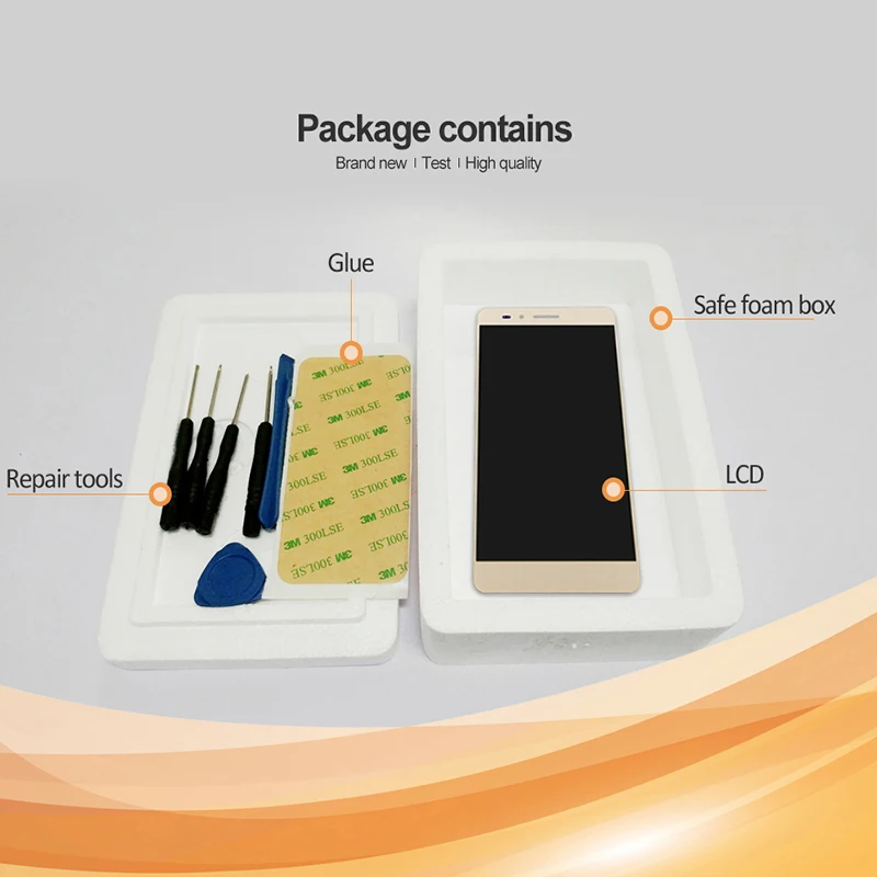 

Display For ASUS Zenfone 3 Deluxe Z016S Z016D ZS570KL LCD Display Touch Screen Digitizer Assembly Replacement With Tools