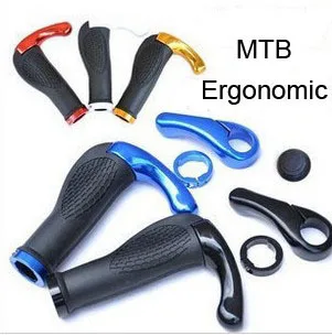 Bicycle Handlebar Cycling Grips Mountain Bike Stem Bar End MTB Ergonomic BMX Parts Accessories | Спорт и развлечения