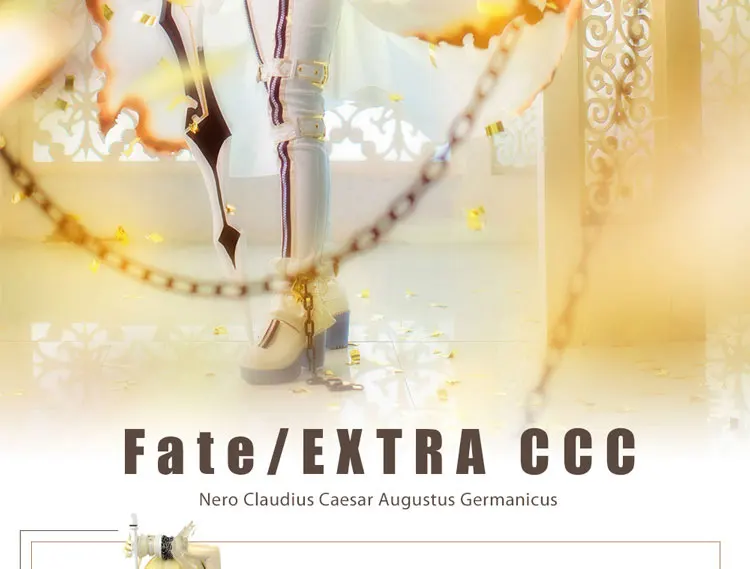 Fate Grand для сабля nero, для косплея костюм белого цвета, доступен в Свадебное платье форма Карнавальный костюм для Хэллоуина для женщины аниме одежда