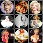 JWEIJIAO Мэрилин Монро квадратная форма искусство фото 12 мм Сделай Сам стекло кабошон узор ювелирные изделия Аксессуары для гвоздиков