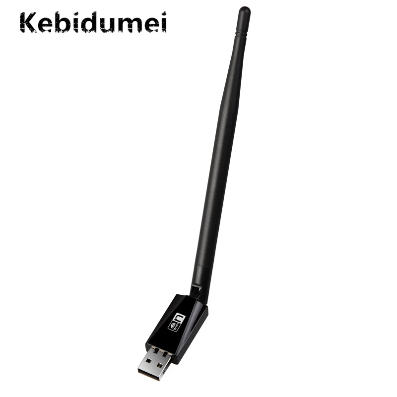 Kebidumei Горячая продажа 802.11n/g/b 150 Мбит/с LAN Карта USB WiFi беспроводная сетевая карта 5 дБ
